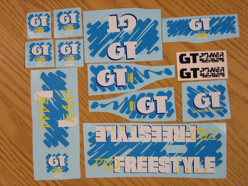 1988 GT Pro Freestyle Tour Team Model - Blue w/ White Letters