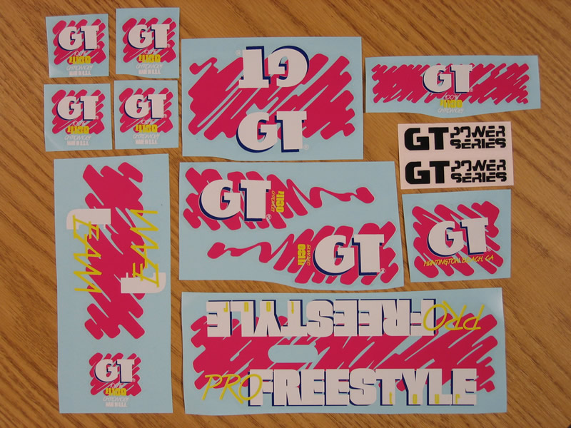 1988 GT Pro Freestyle Tour Team Model - Pink w/ White Letters