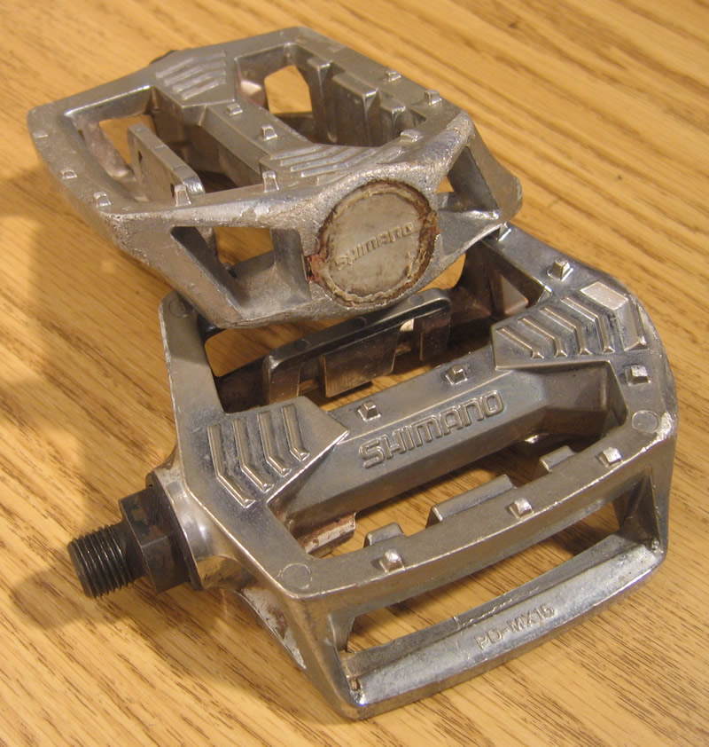 Shimano SX Pedals (1/2") - Silver