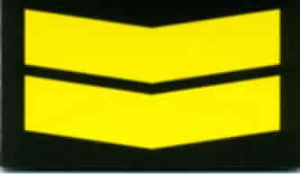 1988 Haro Bottom Bracket Sticker - Yellow/Gray