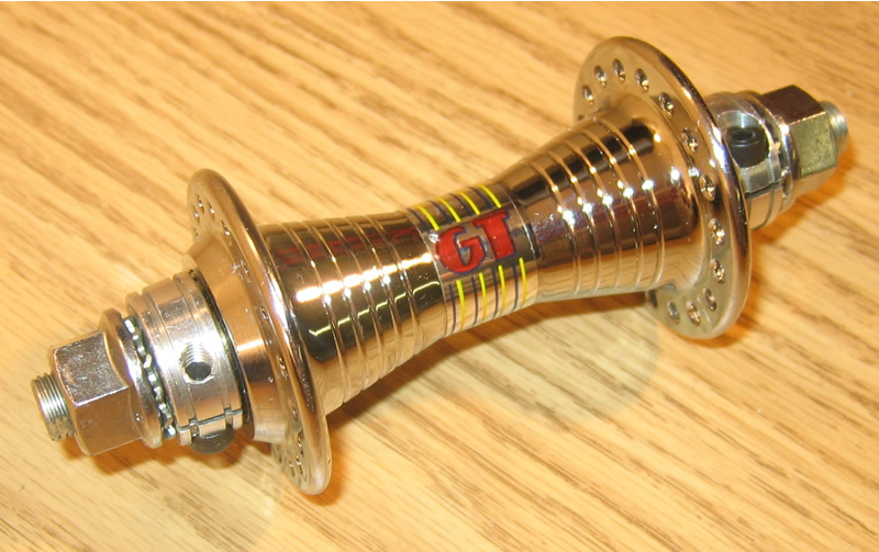 1980s GT Sealed Bearing 36 Hole Hub (Front) - Chrome